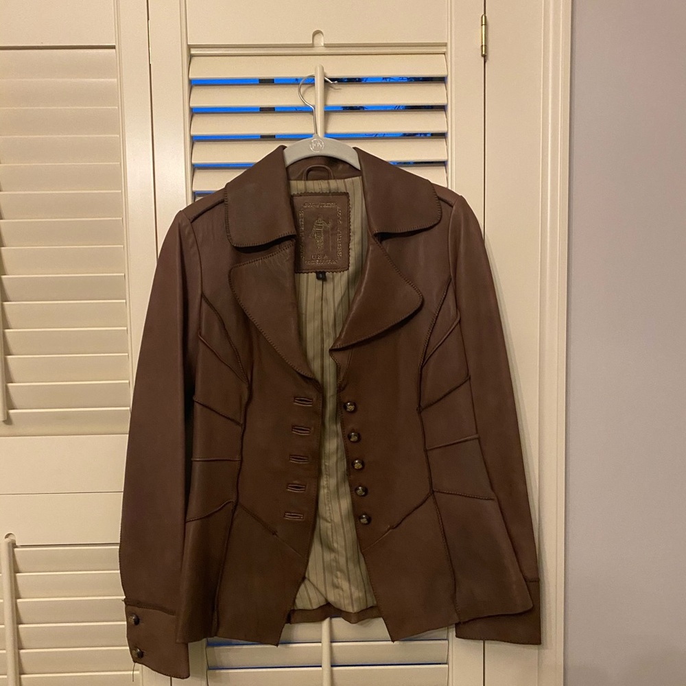 Beautiful Brown Leather Jacket